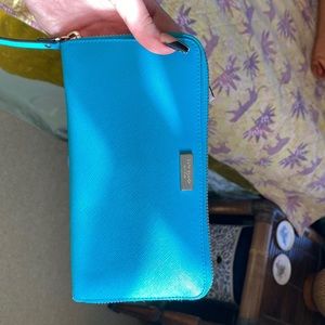 Kate Spade bright Teal Wallet